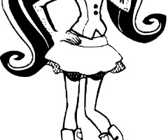 Coloriage Monster High Draculaura