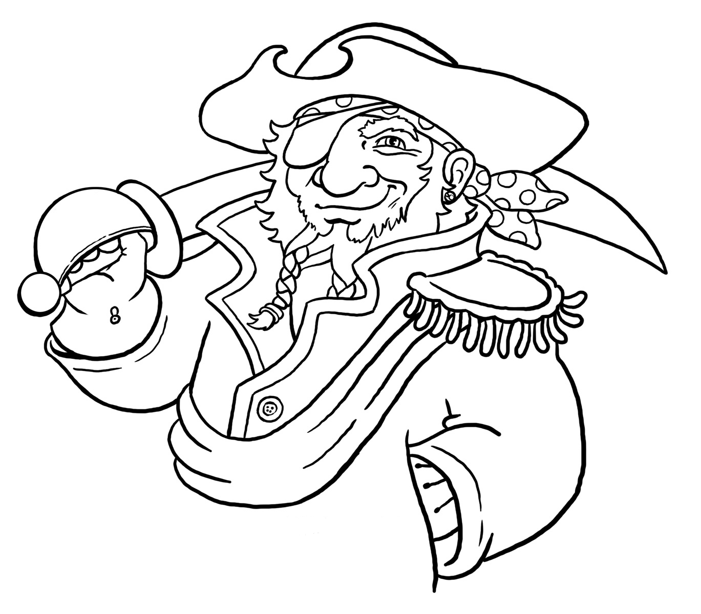 Coloriage pirate