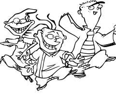 Coloriage Ed Edd et Eddy